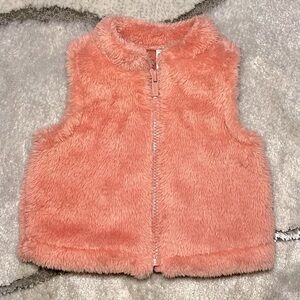 Baby Girl Faux Fur Vest​